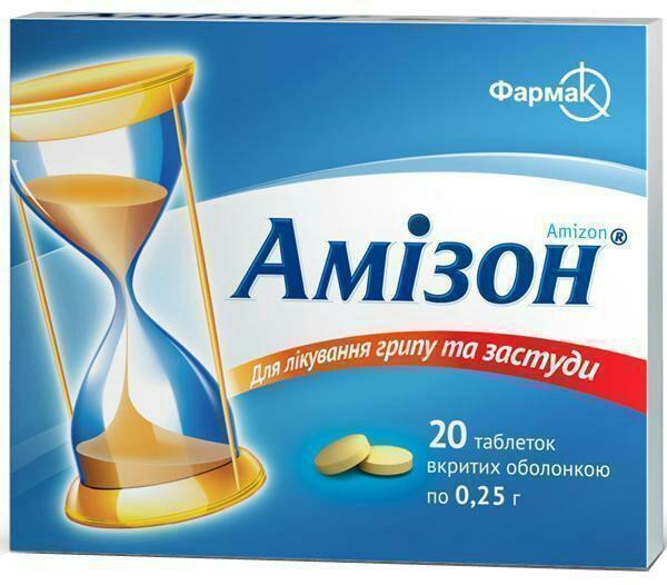 Amizon tabletka — virusga qarshi vosita
