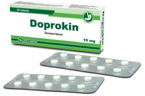 Doprokin tabletka — ko’ngil aynish va qayt qilishga qarshi