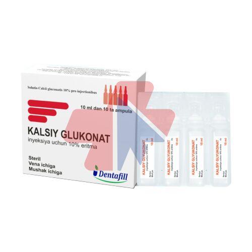 Kalsiy glyukonati — allergik holatlarga qarshi va shamollash holatlarida